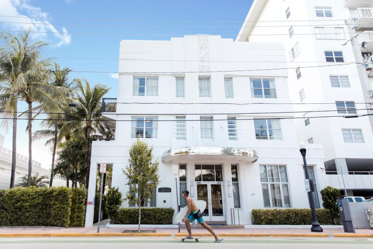 The Savoy Hotel & Beach Club Miami Beach Exterior foto